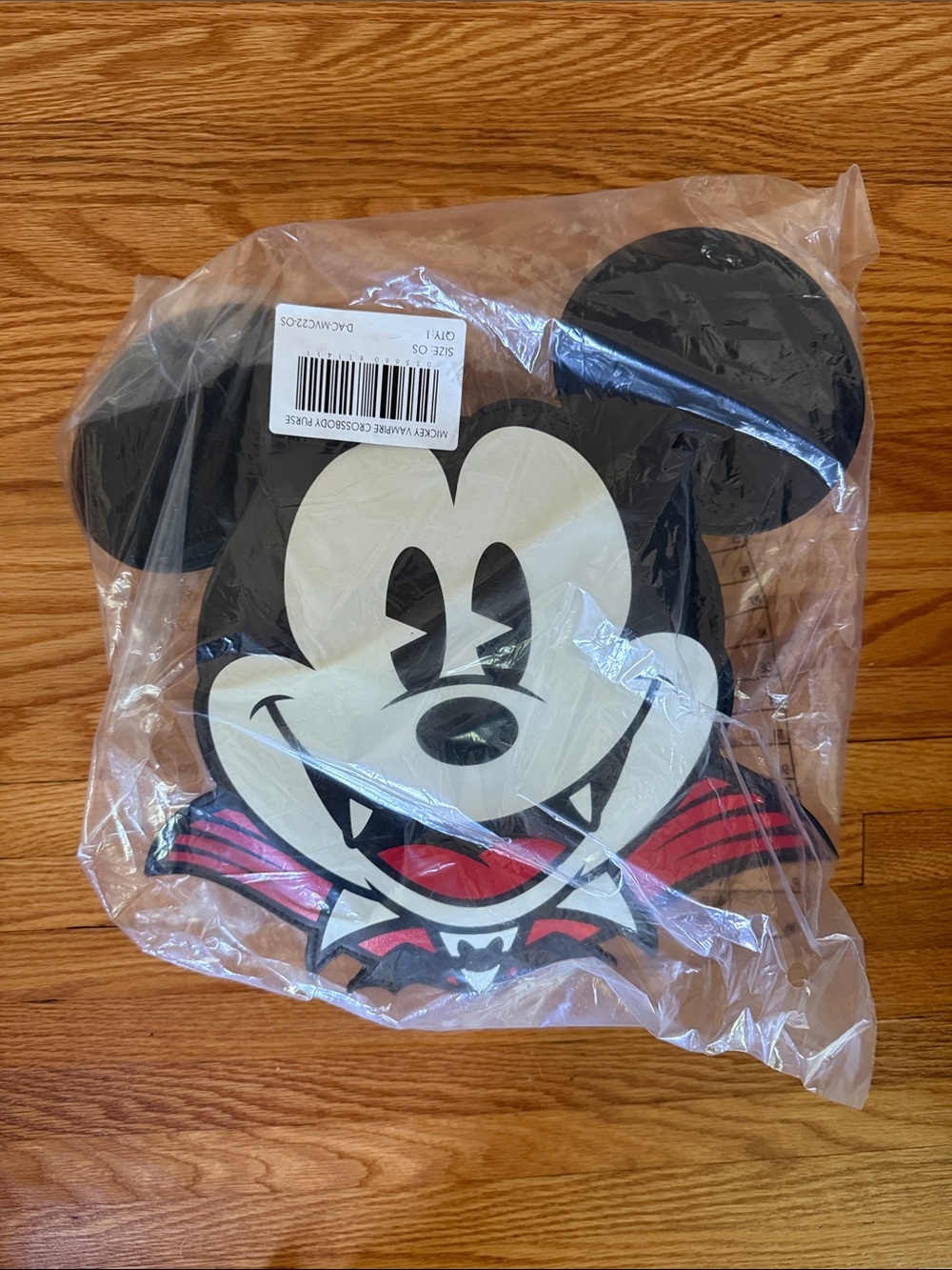 Mickey Glow in the Dark Vampire Crossbody Bag